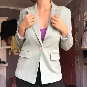 Vintage Mint Wool Blazer